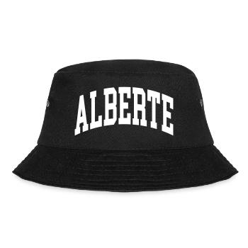Alberte - Bucket Hat - Schwarz - Vorne - Lela (165cm)