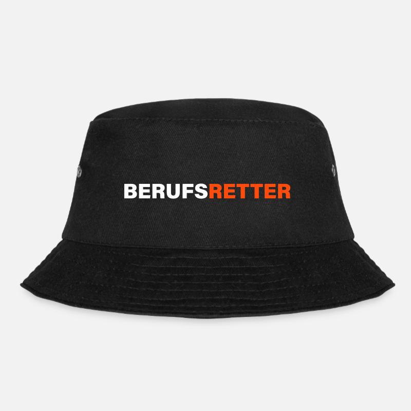 Berufsretter - Bucket Hat - Schwarz