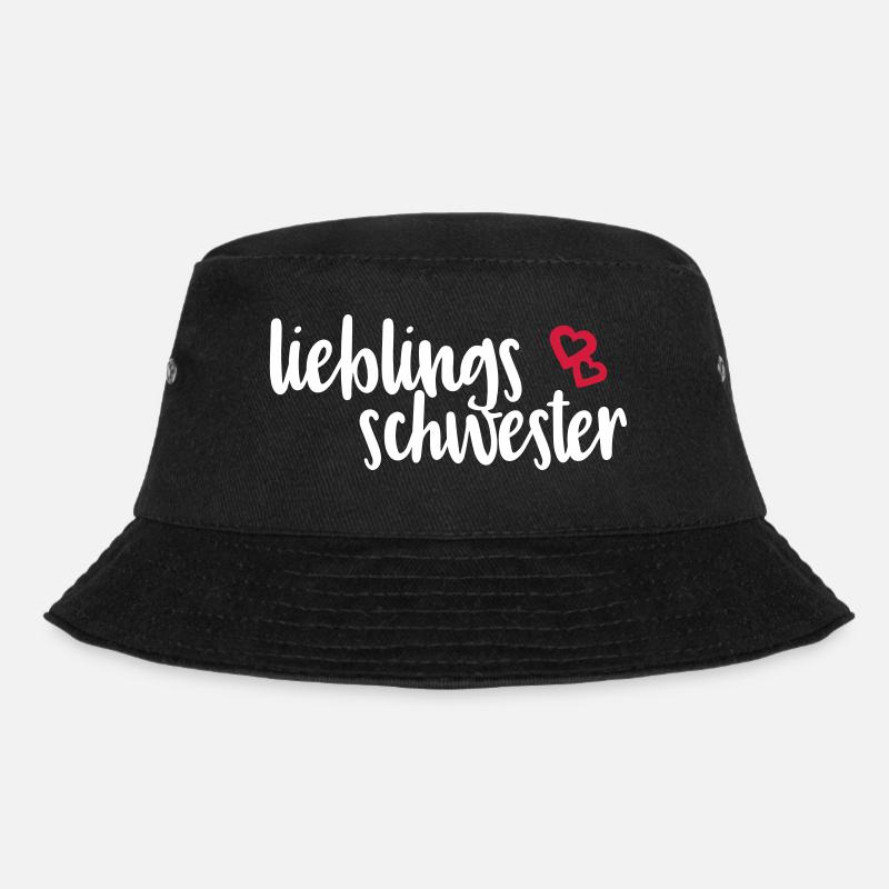 Lieblingsschwester - Bucket Hat - Schwarz