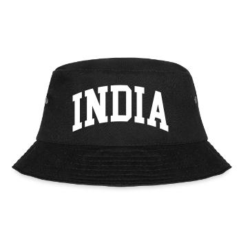 Indien - Bucket Hat - Schwarz - Vorne - Lela (165cm)