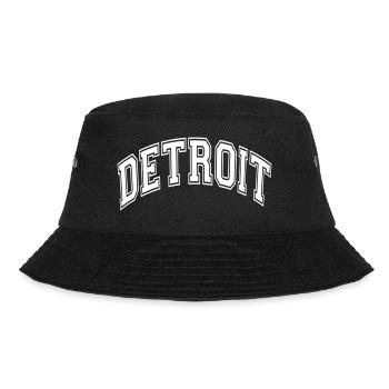 Detroit - Bucket Hat - Schwarz - Vorne - Lela (165cm)