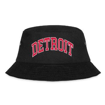 Detroit - Bucket Hat - Schwarz - Vorne - Lela (165cm)