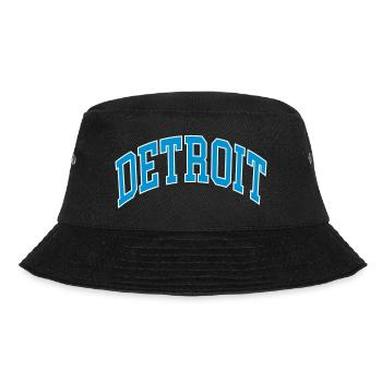 Detroit - Bucket Hat - Schwarz - Vorne - Lela (165cm)