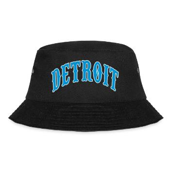 Detroit - Bucket Hat - Schwarz - Vorne - Lela (165cm)