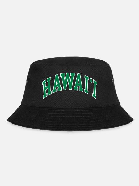 Hawaii - Bucket Hat - Schwarz