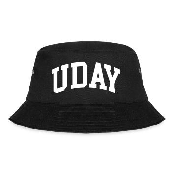Uday - Bucket Hat - Schwarz - Vorne - Lela (165cm)