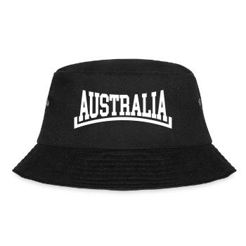 Australien - Bucket Hat - Schwarz - Vorne - Lela (165cm)