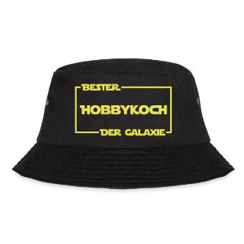 Bester Hobbykoch der Galaxie - Bucket Hat - Schwarz - Vorne - Lela (165cm)