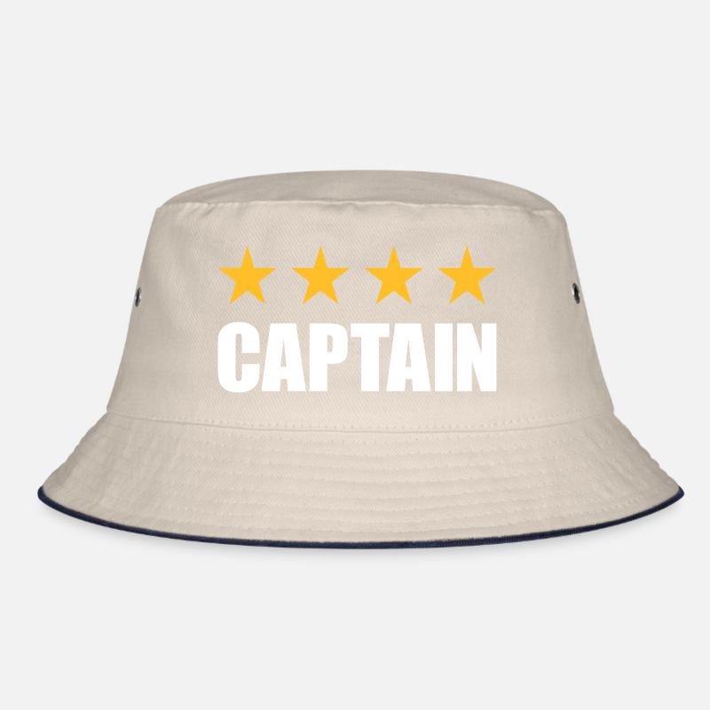 Captain (Vier Sterne in einer Reihe) Bucket Hat