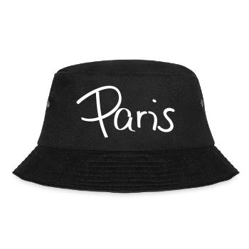 paris - Bucket Hat - Schwarz - Vorne - Lela (165cm)