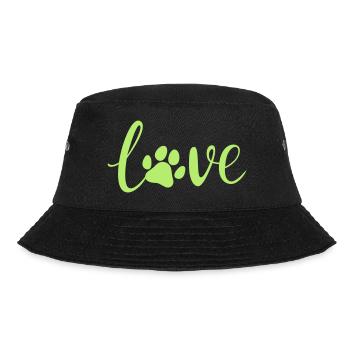 Love Hunde Pfote - Bucket Hat - Schwarz - Vorne - Lela (165cm)