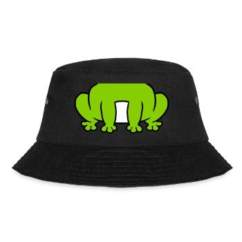 Costume petite grenouille assise - Bob - noir - Devant - Lela (165cm)