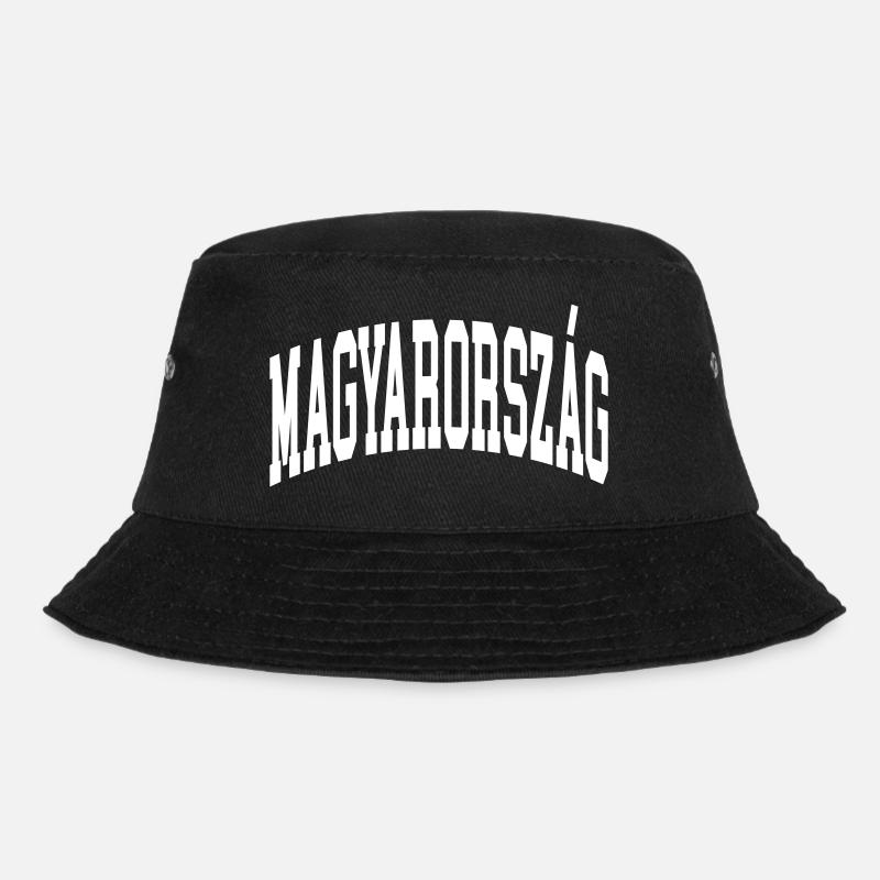 Ungarn - Bucket Hat - Schwarz