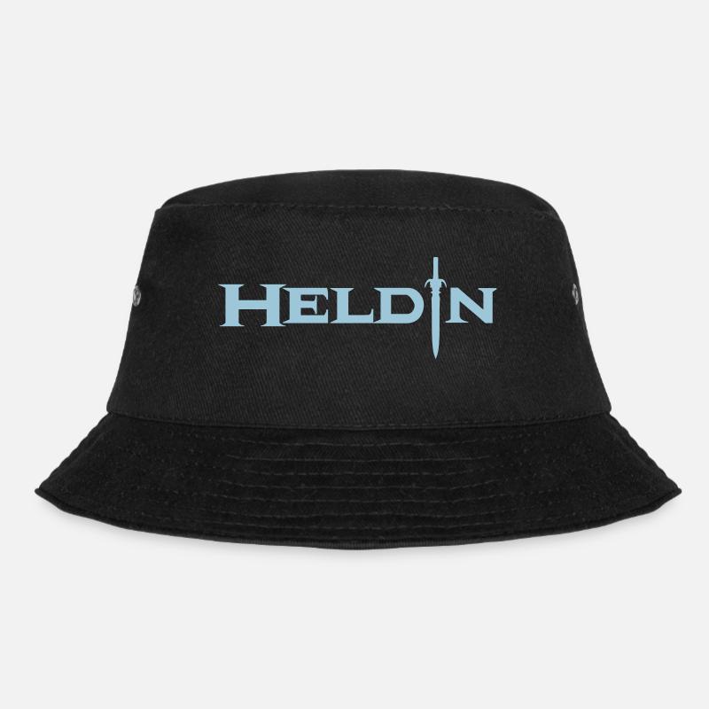 Heldin - Bucket Hat - Schwarz
