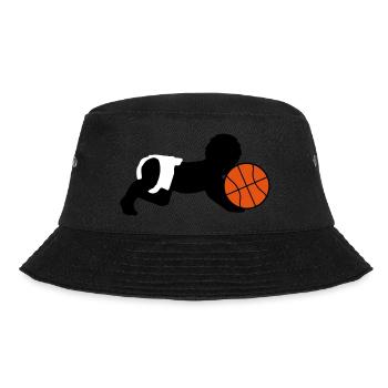 Born To Play Basketball Baby - Bucket Hat - black - Front - Lela (165cm)
