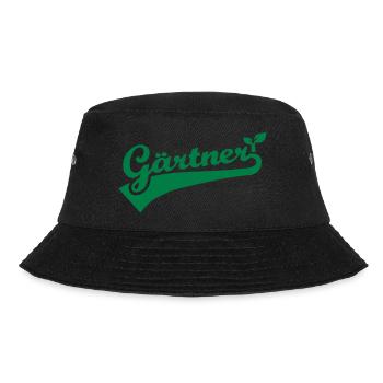 Gärtner - Bucket Hat - Schwarz - Vorne - Lela (165cm)