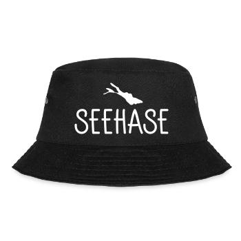 Seehase - Bucket Hat - Schwarz - Vorne - Lela (165cm)