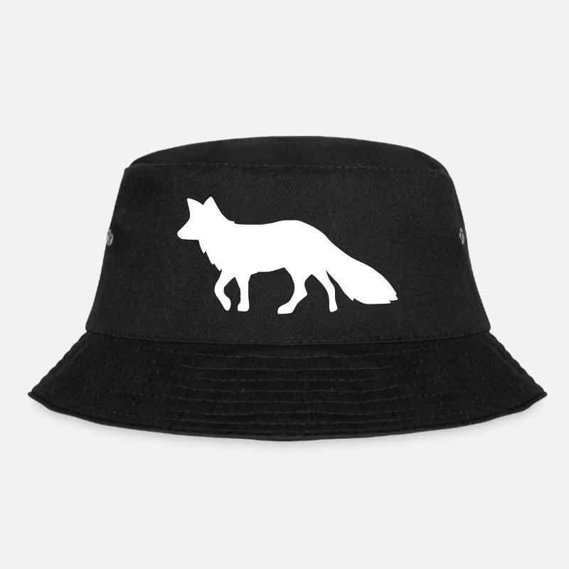 Fox fox - Bucket Hat - black
