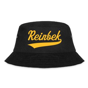 Reinbek (Stadt / Schriftzug) - Bucket Hat - Schwarz - Vorne - Lela (165cm)