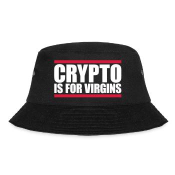 crypto is for virgins - Bucket Hat - black - Front - Lela (165cm)