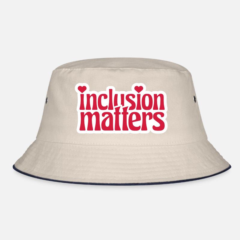inclusion matters Logo Quote Bucket Hat