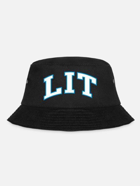 lit - Bucket Hat - Schwarz