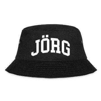 Jörg - Bucket Hat - Schwarz - Vorne - Lela (165cm)