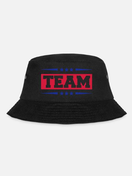 team - Bucket Hat - Schwarz