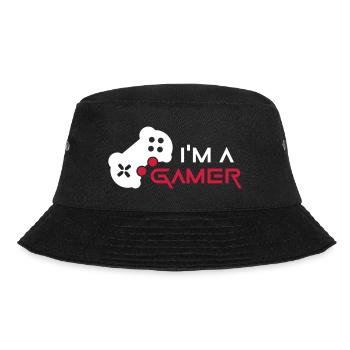 Gamer - Bucket Hat - Schwarz - Vorne - Lela (165cm)