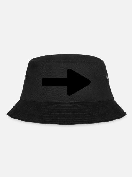 pfeil - Bucket Hat - Schwarz