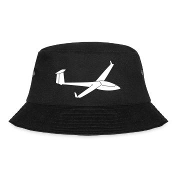 Hornet 206 Segelflugzeug Segelflieger gleiten - Bucket Hat - Schwarz - Vorne - Lela (165cm)