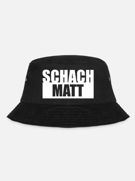 Schach Matt - Bucket Hat - Schwarz
