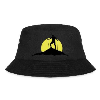 Sport - Berge Wanderer - Bucket Hat - Schwarz - Vorne - Lela (165cm)