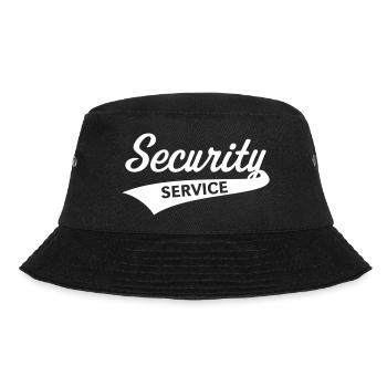 Security Service Lettering (Team) - Bucket Hat - black - Front - Lela (165cm)