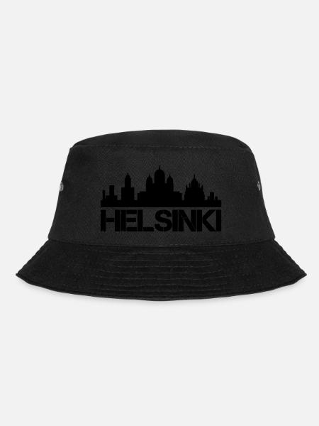 helsinki 01 - Bucket Hat - Schwarz