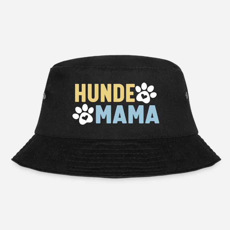 Hunde Mama - Bucket Hat - Schwarz