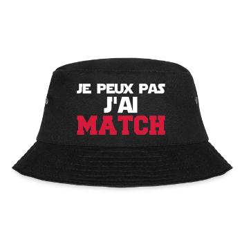 je peux pas j'ai match - Bob - noir - Devant - Lela (165cm)