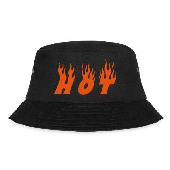 heiß - Bucket Hat - Schwarz - Vorne - Lela (165cm)