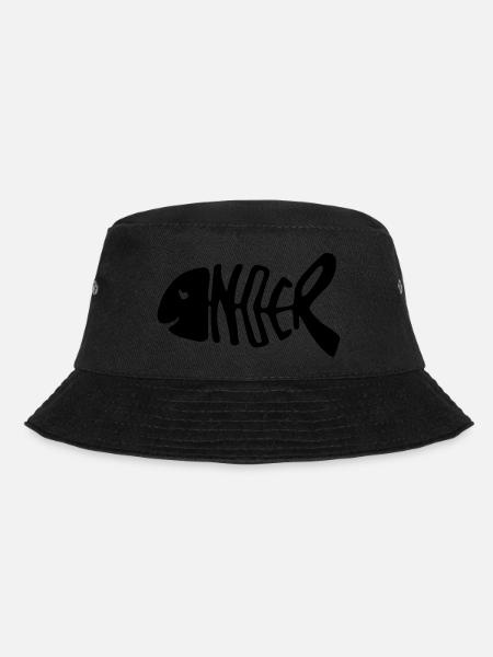 Noer fish exitshirt - Bucket Hat - black