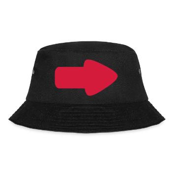 Arrow Marker - Bucket Hat - black - Front - Lela (165cm)