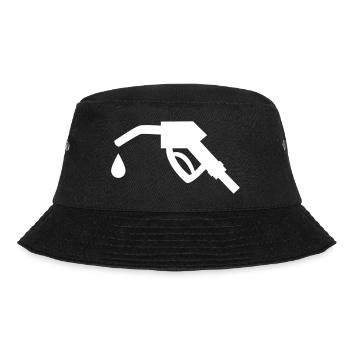 Zapfpistole - Bucket Hat - Schwarz - Vorne - Lela (165cm)