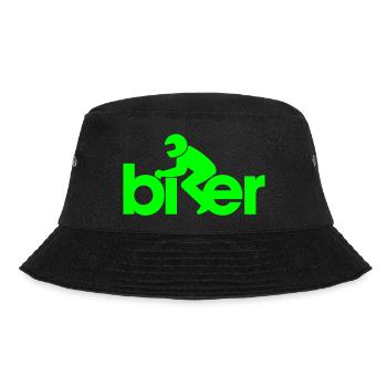 Biker - Bucket Hat - Schwarz - Vorne - Lela (165cm)