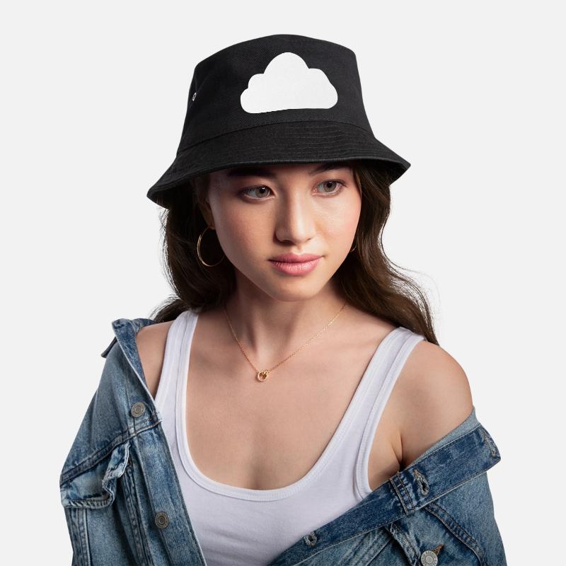 Weather Cloud Clouds Rain Sky Vector 10 Bucket Hat