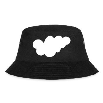 Weather Cloud Clouds Rain Sky Vector 1 - Bucket Hat - black - Front - Lela (165cm)