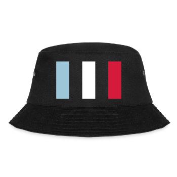 Flag - Stripes VECTOR - Bucket Hat - black - Front - Lela (165cm)