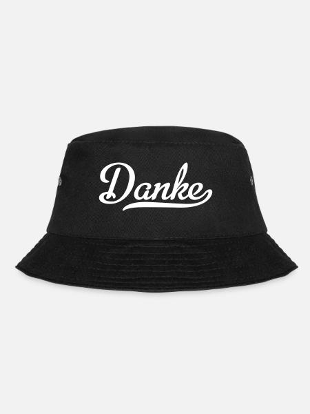 Danke - Bucket Hat - Schwarz
