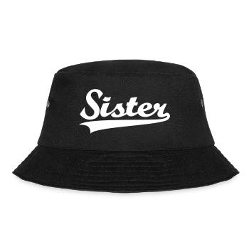 Sister Inscription Sœur cadeau cool - Bob - noir - Devant - Lela (165cm)