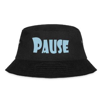 PAUSE - Bucket Hat - Schwarz - Vorne - Lela (165cm)