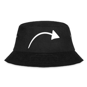 arrow - Bucket Hat - black - Front - Lela (165cm)