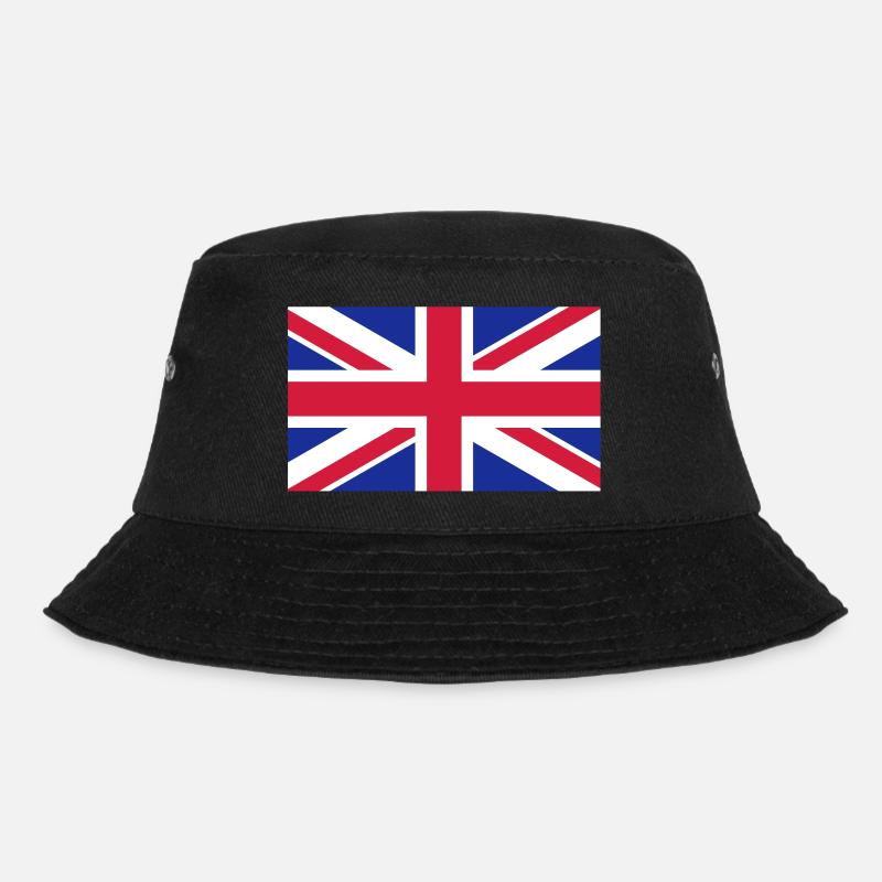 drapeau_royaume_uni - Bucket Hat - Schwarz